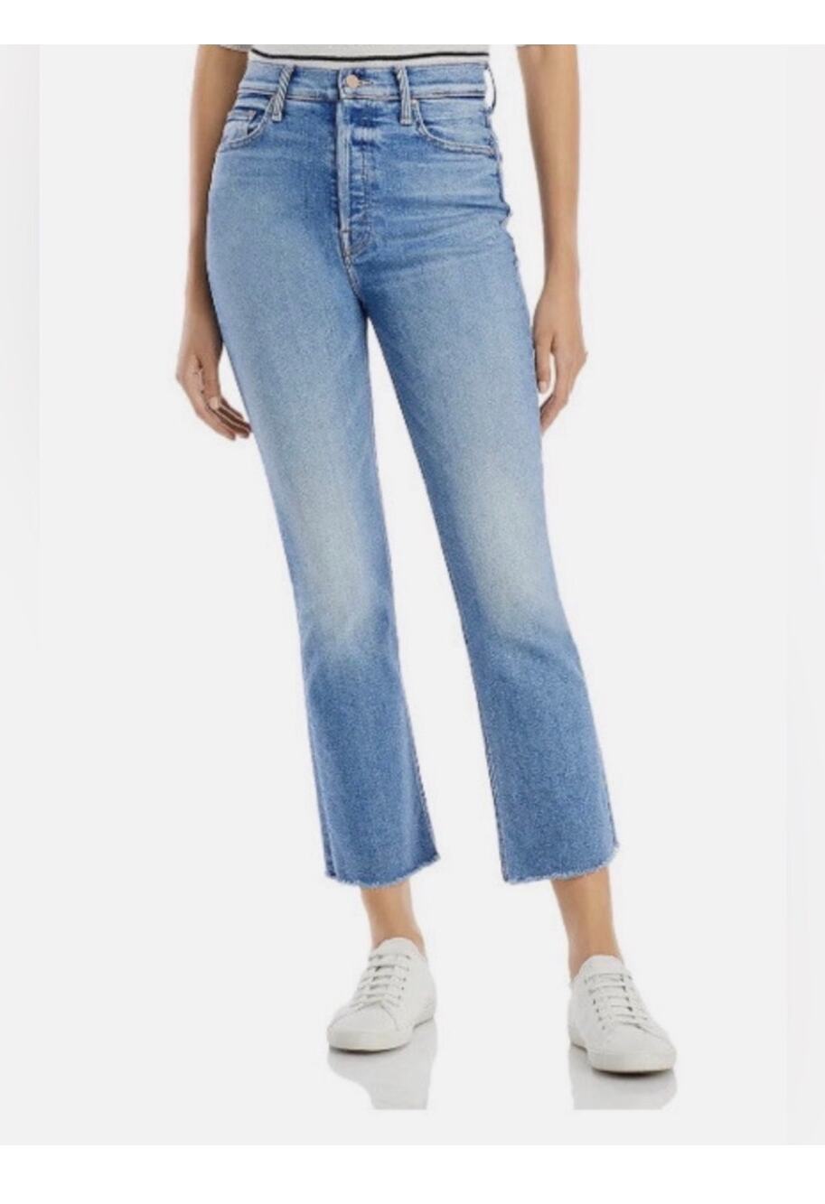 Mother The tripple Ankle Fray Jeans in wash “JeT’Aime “ size 28